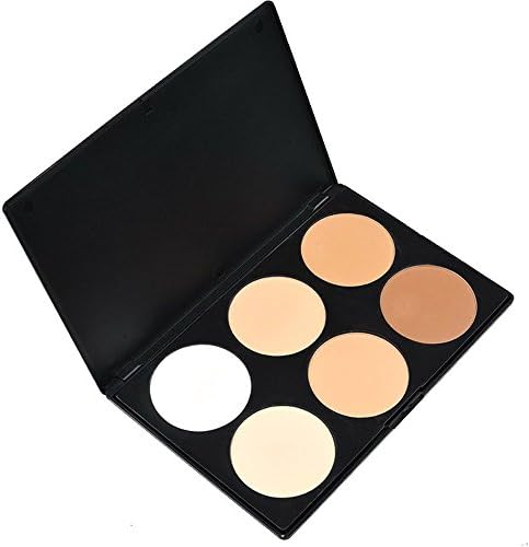 Contever® Makeup Face Form Contour Kit Highlighter Bronzer Foundation Powder Palette ( 6 Colors#1, Pack 1)
