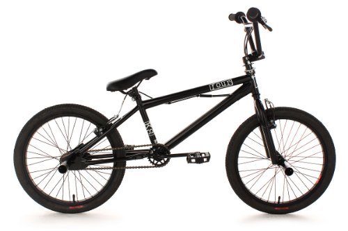 KS Cycling Fahrrad BMX Freestyle Four, Schwarz, 20, 519B