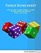 Produktbild Farkle Score sheet: 100 pages Yard Farkle game math skill building for 4 players (Game Score Sheet)