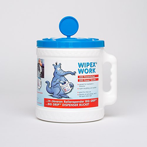 Preisvergleich Produktbild Wipex Work Powertücher Putztücher Reinigungstücher aus Zellstoffvlies im BIG GRIP Spender