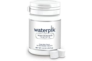 Waterpik Blanchissants pour Hydropulseur Blanchiment, 30 Comprimés Standard