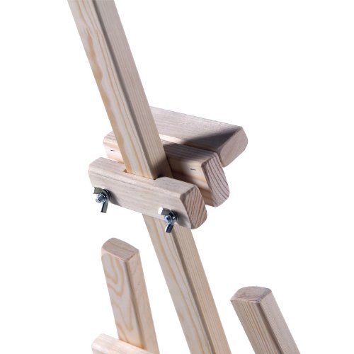 Kinderstaffelei 130cm mit Zubehör Atelierstaffelei Standstaffelei Dreifuss Stand Holzstaffelei - 4