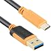 Produktbild mumbi 3m Dual Color USB 3.0 Verbindungskabel - USB-C Stecker auf USB-A 3.0 Stecker - Kabel 300cm