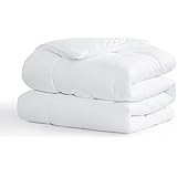 Aisbo Couette 220x240 Chuad - Couette 2 Personnes 450g/m² Douce et Confortable, Couette Hiver Matelassée Ondulée avec 8 Boucl