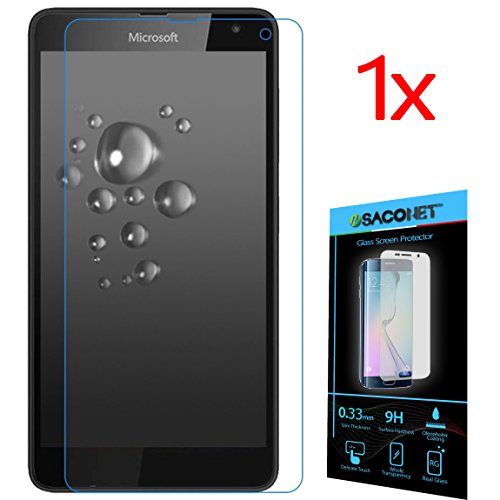 Lumia 535 1x pellicola vetro temperato display per smartphone Microsoft Nokia Lumia 535 + kit pulizia schermo