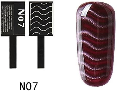 Magic 3D Magnet Magnetic Stick for Cat Eye Gel Polish UV LED Nail Art Manicure Varnish Essential Tool for Cat eye nail Gel Polish 9 Different Styles Available from ONE1X® (Number 7)