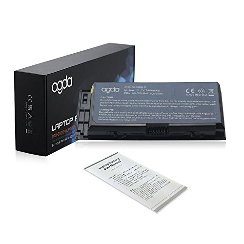 AGDA®Laptop Battery for Dell Precision M4600 M4700 M6600 M6700 0TN1K5 FV993 PG6RC R7PND KJ321 11.1V 7800mah 86WH Black 18 month warranty - 6