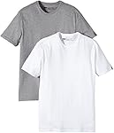 Levi's SLIM 2 PACK CREW TEE, T-Shirt Homme, Blanc (60), Large
