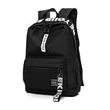 【Struktur von Canvas Rucksack】 : 1 Reißverschlussfach auf der Vorderseite, 2 Seitenfächer links und rechts, innen seht 1 großes Hauptfach mit Reißverschluss, 1 Laptopfach.