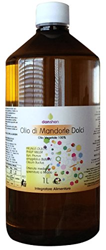 OLIO DI MANDORLE DOLCI PURO 8 BOTTIGLIE DA 1 LT