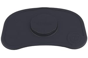 Twistshake Click-Mat Mini 31 x 17 cm Set de Table antidérapant pour la Plupart des Plateaux de Chaise Haute, qualité Set de Table à Forte Aspiration, sans BPA, 6 Mois et Plus, Noir D2C