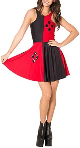 SOTW New Sexy Womens Galaxy Cartoon Adventure Time Sleeveless Pleated Skater Dress Clubwear Ball Party