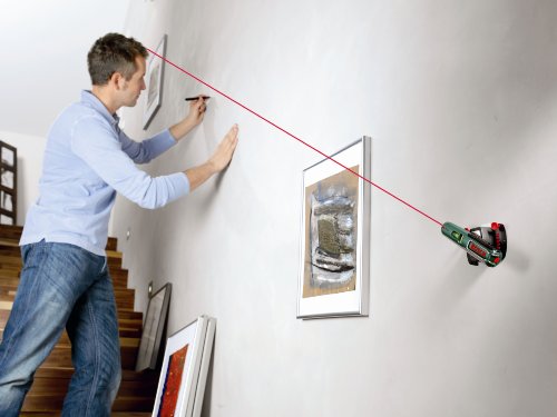 Bosch PLL 5 Laser-Wasserwaage + Wandhalterung (5 m Arbeitsbereich) - 3