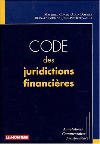Book's Cover of Code des juridictions financières