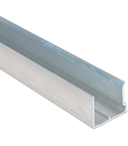 Alberts U-Profil 1000x10x8 Mm – Aluminium, Silber Eloxiert – 11er Set – Für Heimwerker & Profis