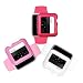 Produktbild iCASEIT Schutzhülle Apple Watch Case & Glass 38mm Hülle (Packung mit 3) | Slim & Light | Impact & Scratch Protection ( 3 Screen Protectors ) Apple Watch 38mm | Hot Pink, Baby Pink & White