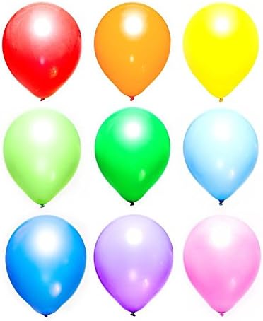 Hondex 100 Pack Balloons Multi Colours Ideal for Party Birthday Wedding Decoration and Events Random Color