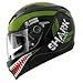 Produktbild Shark S700 S Legion Mat - Integralhelm, Farbe schwarz-grün, Größe XS (53/54)
