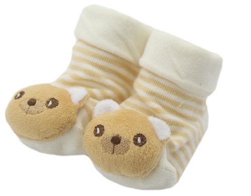 BONAMART ® Baby Newborn Toddler Girl Boy 3D Cartoon Animal Socks Slippers Shoes Cotton 0-12 Months