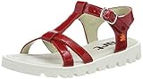 Material de la suela: Goma Art Kids A332, Sandalias con Correa de Tobillo para Niñas, Rojo (Bermellon 000), 29 EU