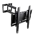 Produktbild BAYTTER Universal TV Wandhalterung schwenkbar neigbar und ausziehbar, Wandhalter für LCD LED Fernseher mit 66 - 140cm, passend für 26 - 55 Zoll, max. VESA 400x400mm, Wandabstand: 100 mm-450mm, max. 50 kg (Schwarz)
