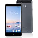 Vernee Thor E 5.0 zoll 4G Smartphone Ohne Vertrag,Octa-Core 3GB RAM 16GB ROM Android 7.0 Handy mit 5020mAh Große Batterie,Dual Sim,Fingerabdruck(Grau)