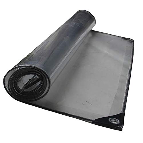Preisvergleich Produktbild XUEYAN Transparente Plane mit Ösen Regendichtes, Robustes Gewächshausplanenblatt mit wasserdichtem Zelt-Isolationsschupptuch - 420g / m² (größe : 3×4)