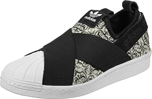 adidas Damen Superstar Slipon W Fitnessschuhe, Schwarz (Negbas/Negbas/Ftwbla), 38 EU adidas Damen Superstar Slipon W Fitnessschuhe, Schwarz (Negbas/Negbas/Ftwbla), 38 EU