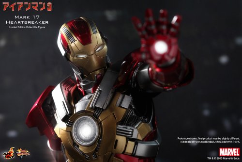Hot Toys 1:6 Scale Iron Man Mark 17 Heartbreaker Figure