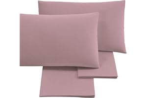 Puraluna Cuore Maxi-Bettwäsche-Set für Doppelbett, 180 x 200 cm, Höhe 30 cm, Set aus Bettwäsche und Kissenbezüge aus Baumwolle, hergestellt in Italien