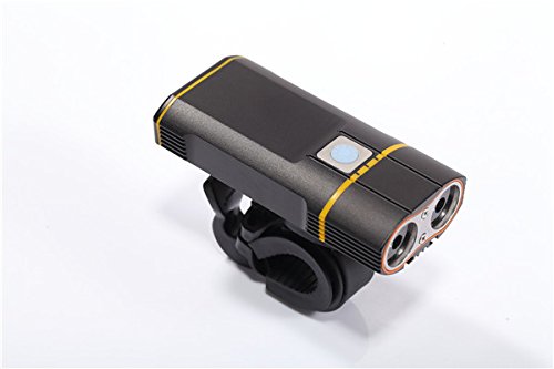 hellsten und leistungsstark 800 Lumen USB Wiederaufladbares Fahrradlicht, Mountain, Road Fahrrad Scheinwerfer mit internen Akku 6000 ma- gratis USB wiederaufladbar aus Aluminium Bike Bonus Rücklicht - 8