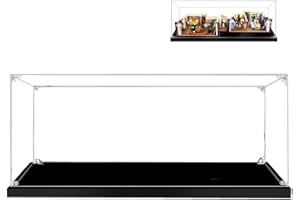PARFCO Acrylique Vitrine Vitrine Vitrine Antipoussière pour Lego 10292,Vitrine Boîte Présentoir Compatible avec Lego 10292 Friends Appartement (Lego Modèle Non Incluse)(3mm)