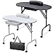 Popamazing Manicure Table Nail Technician Workstation Art Desk with Drawer + Carry Bag + Wrist Rest