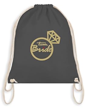JGA Junggesellinnenabschied - Team Bride - Diamantring - Turnbeutel I Gym Bag