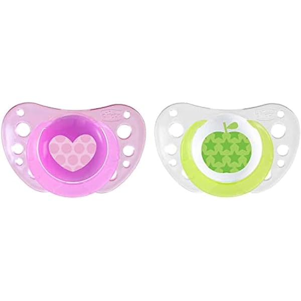 NEO BABY NeoBaby Succhietto Anatomico In Silicone Maxi 12 Mesi+ 2 Pezzi - Chupete (Chupete Clásico Para Bebés, Ortodóntico, Multicolor, Niño/niña, 1 Mes(es), Italia