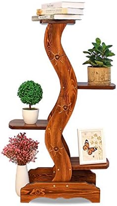 RZM flower pot shelf Solid Wood Flower Rack Floor Type Multilayer High And Low Bonsai Balcony Living Room Indoor Outdoor Put Things Flower Rack plant stand