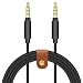 Produktbild Geekria Gaming-Headset-Kabel, Verlängerung für Turtle Beach Talkback-Kabel / Chat-Kabel, Audiokabel für PS4- / Xbox-One-Controller mit 3,5 mm Stecker auf Stecker, Schwarz, flach, 1 m