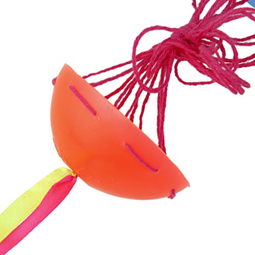 MagiDeal 65cm Tangle-Free Mini Parachute Sky Flying Kid Outdoor Funny Toy Gifts Blue