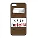 Produktbild Nutella Handy HüLle,Nutella Logo Handy HüLle,Apple iPhone 5(S)/iPhone SE Nutella Marke Logo Handy HüLle,Luxus Brand PC Handy HüLle FüR Nutella HüLle