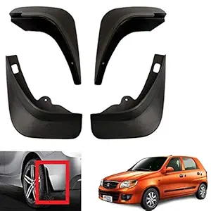 Cabix Box Type Car Mud Flap Tyre Flap for Maruti Alto K10 Old Model Type 1