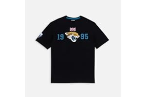 New Era NFL Games Square Arch Oversized T-Shirt Jacksonville Jaguars Black Camiseta Unisex Adulto