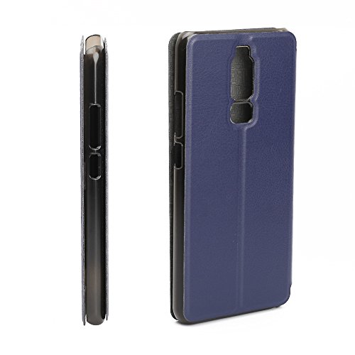 Custodia per Leagoo S8, 95street Custodia in pu Pelle, Cover con Porta Carte, Funzione Stand, Chiusura Magnetica Per Leagoo S8,Blu