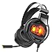 Produktbild Gaming Headset, GAKOV GAHG11 7.1 Surround Stereo Sound USB Computer Kopfhörer mit Mic,LED Licht,Bass Surround & Geräuschunterdrückung Mikrophon Weiche Memoryfoam Ohrpolster für PC Gamer