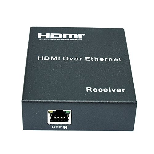 MP power ® HDMI Extender über CAT5/CAT6 Ethernet Kabel, LAN oder Router Verbindung für 1080p Full HD bis zu 100m mit HDMI Sender + Empfänger/Receiver, HDCP kompatibel - 4