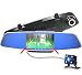 Produktbild Anstar Car DVR Dash Cam Dual Car-detector Rearview Mirror 5.0" IPS Touch Screen FHD 1080P Parking Video Recorder Dual Camera H802 or Can As the Christmas Gift(Add 32G TF Card)