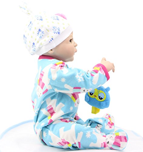 Full Body Vinyl Reborn Babies Dolls 58CM Inch Realistic New Born Boy Baby Toy Lifelike Birthday Xmas Gift