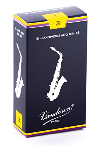 Vandoren SR213 - Traditionnelles force 3 - anches saxophone alto - boite de 10
