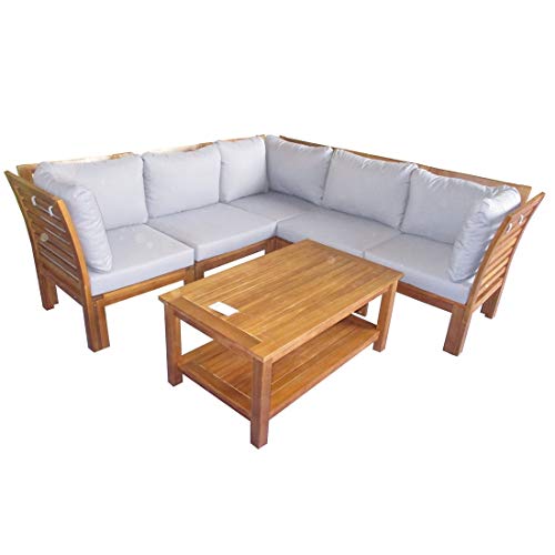 Loungemobel Outdoor Spain Loungeecke 7 Teilig Aluminium Geflecht Olefin Gartenlounge Outdoor Lounge Garten Terrasse Balkon Mobel Outliv Ncci1914 Com