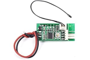 AILOVA Controlador de temperatura PWM, 12 V DC control de ventilador, controlador de velocidad del ventilador de temperatura de 4 cables para ventilador de PC
