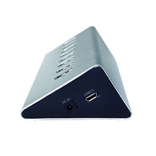 LogiLink USB 2.0 Hub 7-Port + 1x Schnell-Ladeport - 3